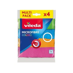 Vileda Mikrofibre Colors Temizlik Bezi 4'lü