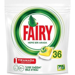 Fairy Hepsi 1 Arada Bulaşık Makinası Kapsülü 36 Yıkamalı