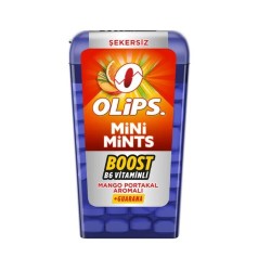 Olips Mini Mints Mango Portakal Aromalı Şeker 12,5 Gr