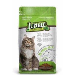 Jungle Jngp-013 Tavuklu Ve Balıklı Yetişkin Kedi Maması 1,5kg