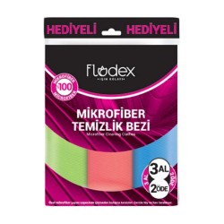 Flodex Mikrofiber Temizlik Bezi 3'lü