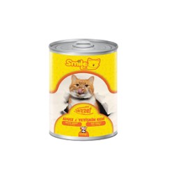 Smile Sml-020 Kutulu Yetişkin Kedi Konservesi Kuzulu 400gr