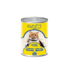 Smile Sml-021 Kutulu Yetişkin Kedi Konservesi Somonlu 400gr