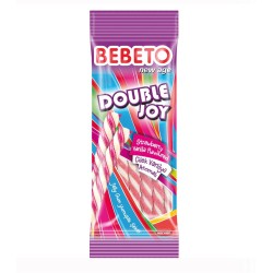 Bebeto Double Joy Çilek-Vanilya Aromalı Yumuşak Şeker 75 Gr