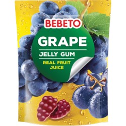Bebeto Grape Meyve Sulu Yumuşak Şeker 60 Gr