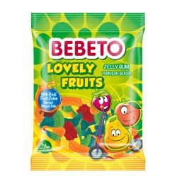 Bebeto Lovely Fruits Yumuşak Şeker 80 Gr