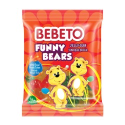 Bebeto Funny Bears Yumuşak Şeker 80 Gr