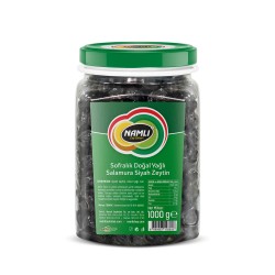 Namlı Gemlik Siyah Zeytin 1000 Gr Cam 