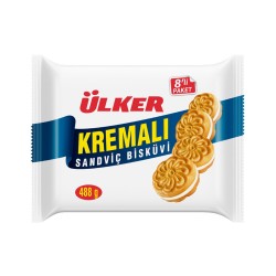 Ülker Kremalı Sandviç Bisküvi 8'li 488 Gr