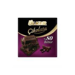 Ülker &80 Bitter Çikolata Kare 60 Gr