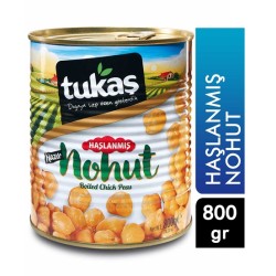 Tukaş Haşlanmış Nohut 800 Gr