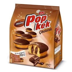 Eti Pop Kek Mini Çikolatalı Poşet Vakumlu 180 Gr