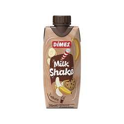 Dimes Milk Shake Muz-Kurabiye Aromalı 310 ml