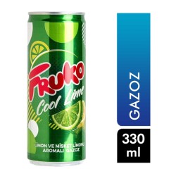 Fruko Cool Lime Limon Ve Misket Limonu Aromalı Gazoz Kutu 330 Ml 