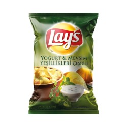 Lays Yoğurt Ve Mevsim Yeşillikli Patates Cipsi 100 Gr
