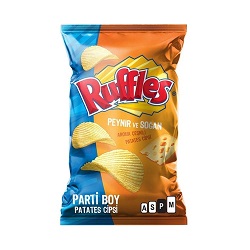 Ruffles Peynir Ve Soğan Aromalı Papates Cipsi 145 Gr