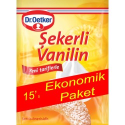Dr. Oetker Şekerli Vanilin 75 Gr 15'li