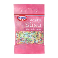 Dr. Oetker Dekor Pasta Süsü Şekerli Çubuk 10 Gr