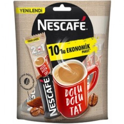 Nescafe 2si1 Arada 10'lu Paket 100gr