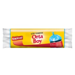 Koroplast Orta Boy Çöp Torbası 55cm*60cm 15'li