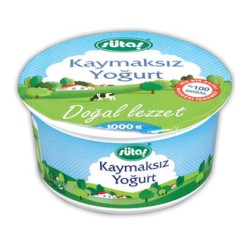 Sütaş Tam Yağlı Kaymaksız Yoğurt 1000Gr