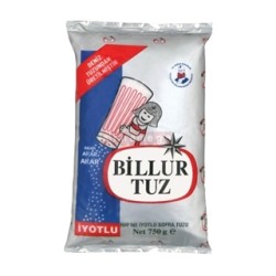 Billur Tuz İyotlu Sofra Tuzu 750 Gr