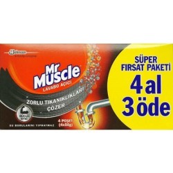 Mr.Muscle Granül Lavabo Açıcı 4*70gr