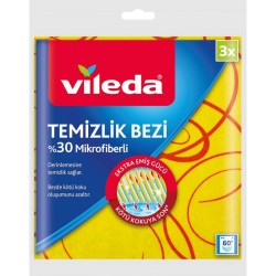 Vileda Sarı Temizlik Bezi 3'lü