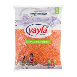 Yayla Kırmızı Mercimek 1kg