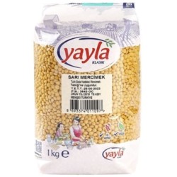 Yayla Sarı Mercimek 1kg 