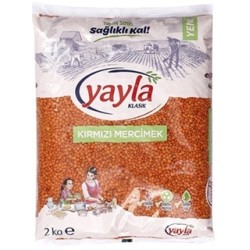 Yayla Kırmızı Mercimek 2kg 