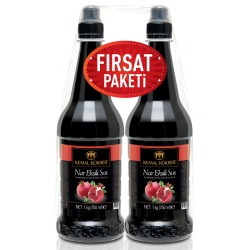 Kemal Kükrer Nar Ekşili Sos Fırsat Paketi (750 ml+750 ml) Pet Şişe